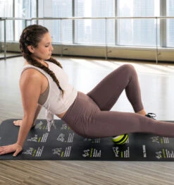 TriggerPoint Mobility Fitness Mat - 72" X 24" - Black -Fitness Supplies Store TriggerPoint Mobility Fitness Mat Lifestyle 02