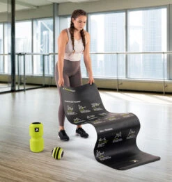TriggerPoint Mobility Fitness Mat - 72" X 24" - Black -Fitness Supplies Store TriggerPoint Mobility Fitness Mat Lifestyle 03