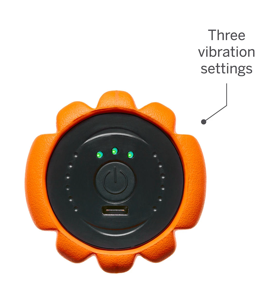 TriggerPoint NANO VIBE Vibrating Foam Roller - 7.5" - Orange 9 TriggerPoint NANO VIBE Vibrating Foam Roller - 7.5" - Orange - Image 7