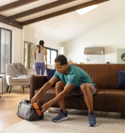 TriggerPoint NANO VIBE Vibrating Foam Roller - 7.5" - Orange 39 TriggerPoint NANO VIBE Vibrating Foam Roller - 7.5" - Orange -Fitness Supplies Store TriggerPoint Nano Vibe Vibrating Foam Roller Lifestyle 10