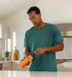 TriggerPoint NANO VIBE Vibrating Foam Roller - 7.5" - Orange 40 TriggerPoint NANO VIBE Vibrating Foam Roller - 7.5" - Orange -Fitness Supplies Store TriggerPoint Nano Vibe Vibrating Foam Roller Lifestyle 12