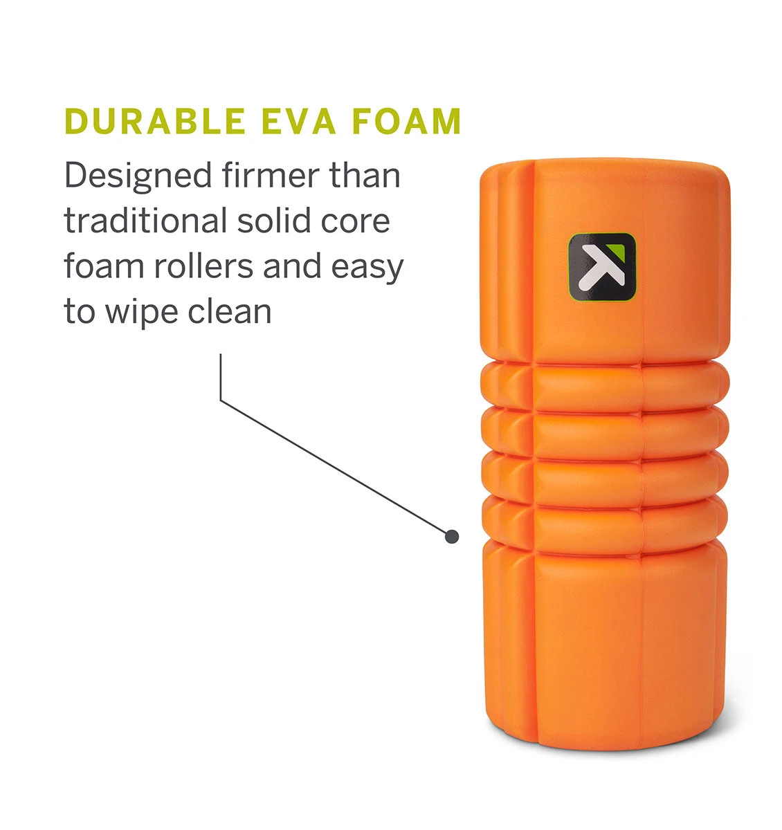 TriggerPoint Travel GRID Foam Roller - 10" - Orange 6 TriggerPoint Travel GRID Foam Roller - 10" - Orange - Image 4