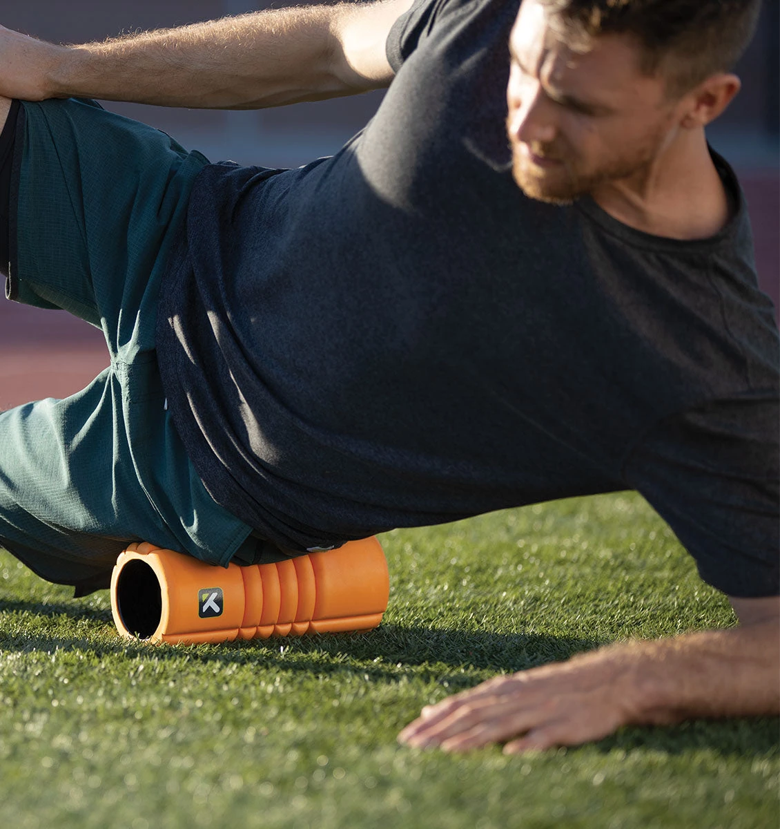 TriggerPoint Travel GRID Foam Roller - 10" - Orange 13 TriggerPoint Travel GRID Foam Roller - 10" - Orange - Image 11