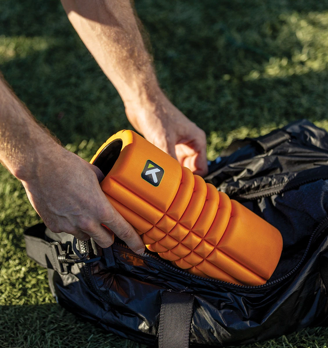 TriggerPoint Travel GRID Foam Roller - 10" - Orange 16 TriggerPoint Travel GRID Foam Roller - 10" - Orange - Image 14