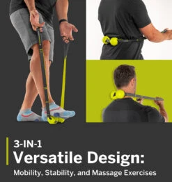 TriggerPoint Travel Massage Strap - Green/Black -Fitness Supplies Store TriggerPoint Travel Massage Strap Green Black Lifestyle 01