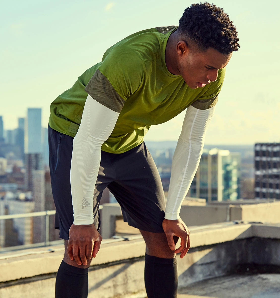 Adidas Compression Arm Sleeves - White 8 Adidas Compression Arm Sleeves - White - Image 6