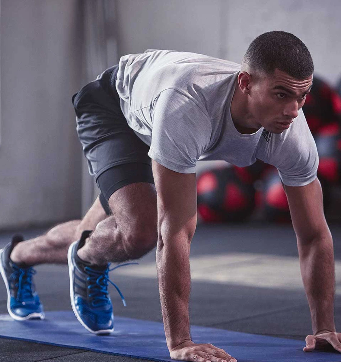 Adidas Fitness Mat - 7mm - Blue 14 Adidas Fitness Mat - 7mm - Blue - Image 12