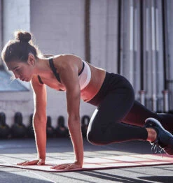 Adidas Fitness Mat - 7mm - Red -Fitness Supplies Store adidas Fitness Mat 7mm Red Lifestyle 01