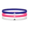 Adidas Hair Bands - Lucid Blue/Lucid Pink/White (3 Pack) 2 Adidas Hair Bands - Lucid Blue/Lucid Pink/White (3 Pack) -Fitness Supplies Store adidas Hair Bands Lucid Blue Lucid Pink White 3 Pack Product 01