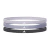 Adidas Hair Bands - Silver Dawn/Violet/Legend Ink (3 Pack) 2 Adidas Hair Bands - Silver Dawn/Violet/Legend Ink (3 Pack) -Fitness Supplies Store adidas Hair Bands Silver Dawn Violet Legend Ink 3 Pack Product 01