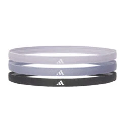 Adidas Hair Bands - Silver Dawn/Violet/Legend Ink (3 Pack)