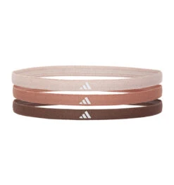 Adidas Hair Bands - Taupe/Clay Strata/Earth Strata (3 Pack)
