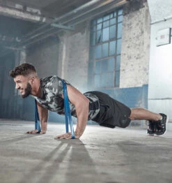 Adidas Large Power Band - Light - Blue -Fitness Supplies Store adidas Power Band Light Lifestyle 02