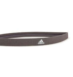 Adidas Sports Hair Bands - Grey/Grey/Signal Cyan (3 Pack) -Fitness Supplies Store adidas Sports Hair Bands Grey Grey Signal Cyan 3 Pack 06