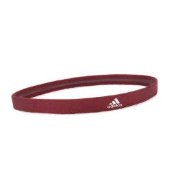 Adidas Sports Hair Bands - Metallic Grey/Blue/Burgundy (3 Pack) -Fitness Supplies Store adidas Sports Hair Bands Metallic Grey Blue Burgundy 3 Pack 01