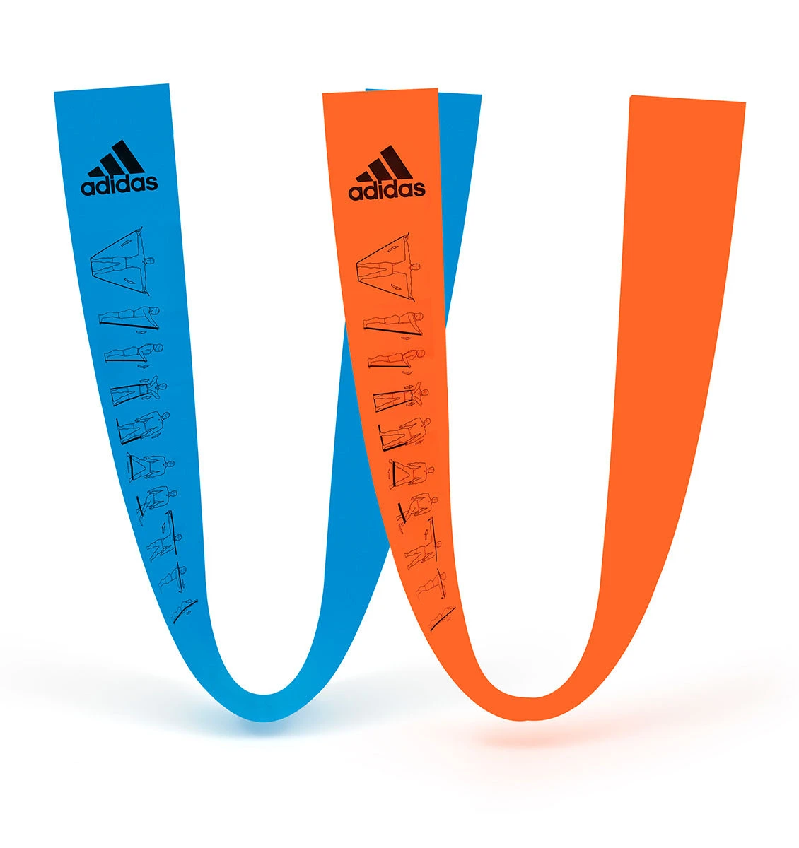 Adidas Training Bands (Set Of 2) - 1.8m 3 Adidas Training Bands (Set Of 2) - 1.8m